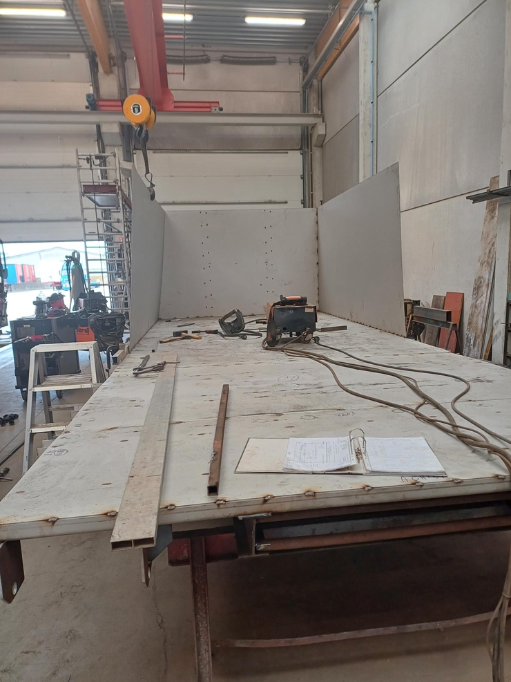 Maken van inox container op maat