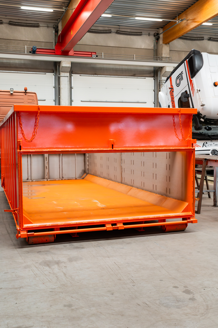 Maken van inox container op maat